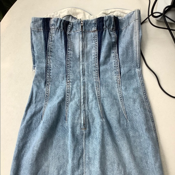 JEAN ATELIER Denim Dress Size 0 - Picture 8 of 9